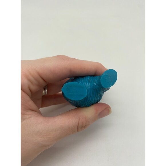 Vintage 80s Tara Toys Sesame Street Cookie Monster Cane and Hat Figurine - Picture 7 of 7